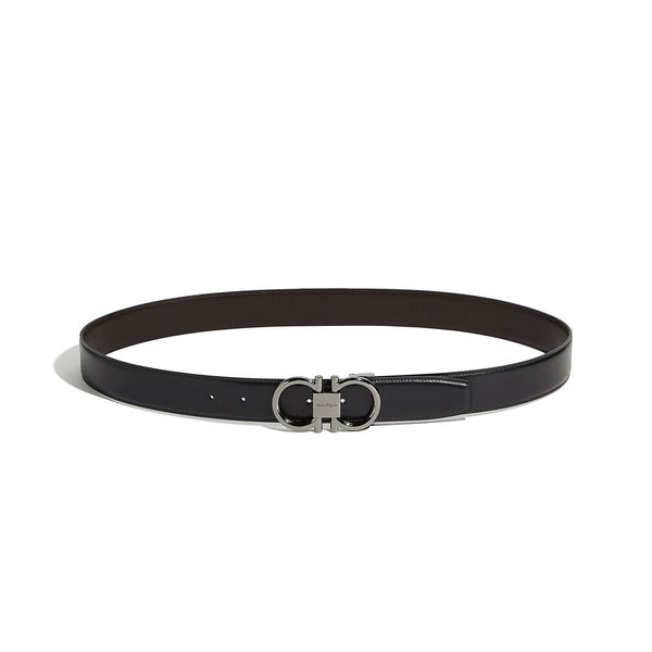 Reversible And Adjustable Gancini Belt